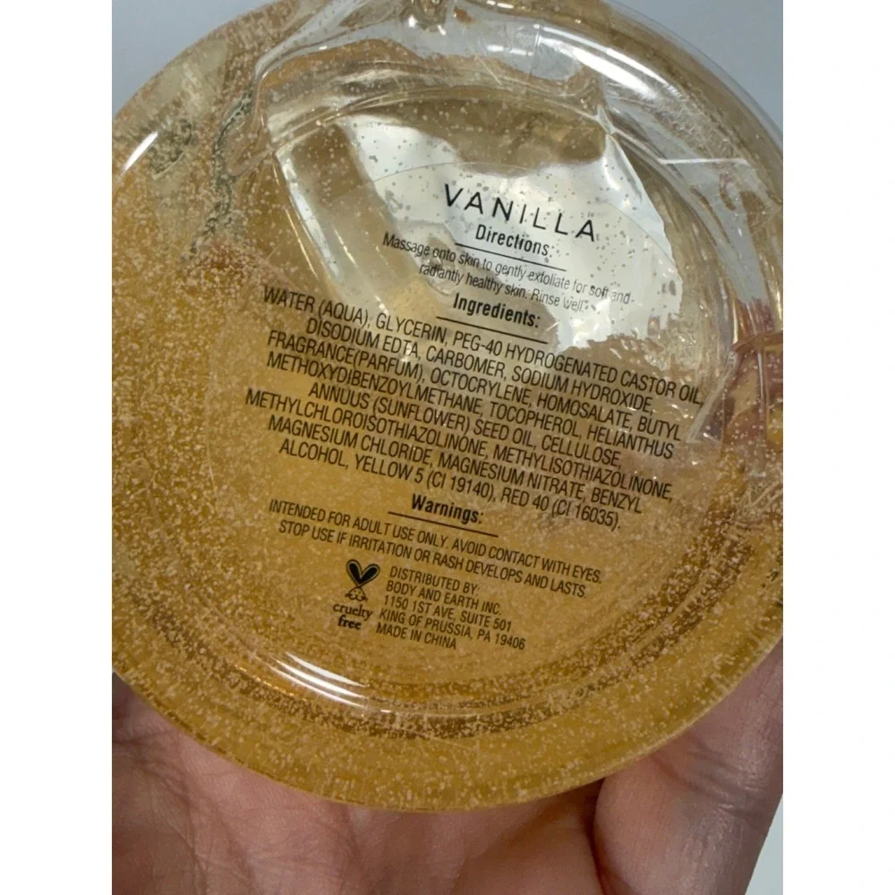 Spa Luxetique Vanilla Body‎ Scrub & Shea Butter Body Lotion Set 3.6oz Duo NEW